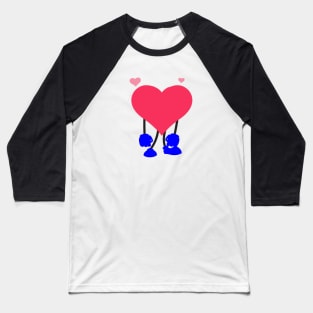 strong heart with two hands Baseball T-Shirt